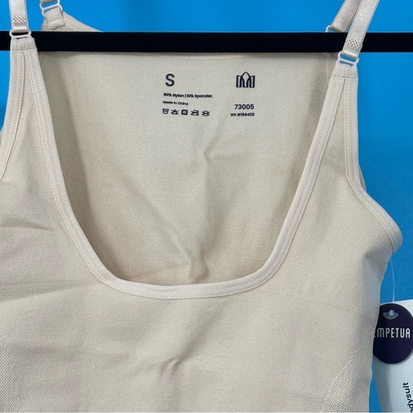 Empetua  Open Bust Boyshort Cream Bodysuit - Picture 6 of 8